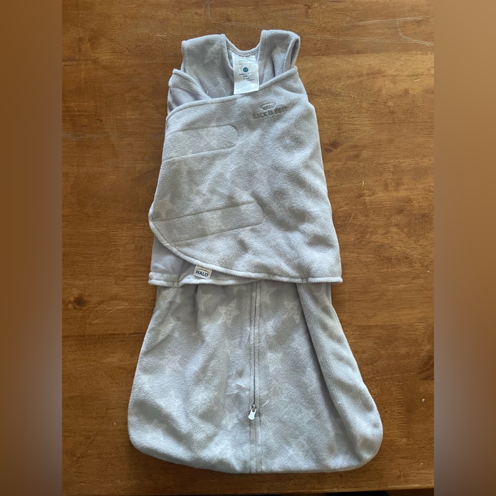 Halo fleece swaddle.